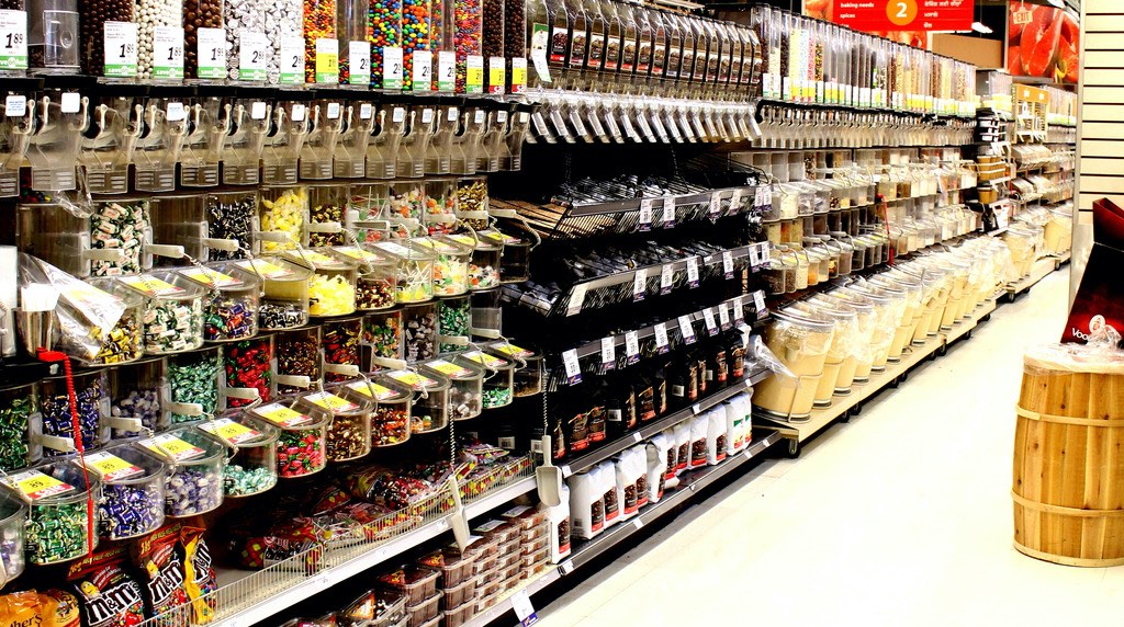 Grocery store shelf